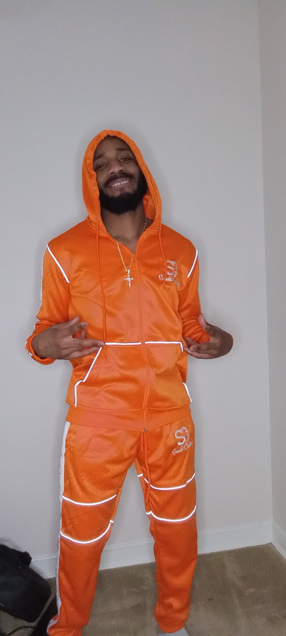 Smado Brand Orange Track Suit