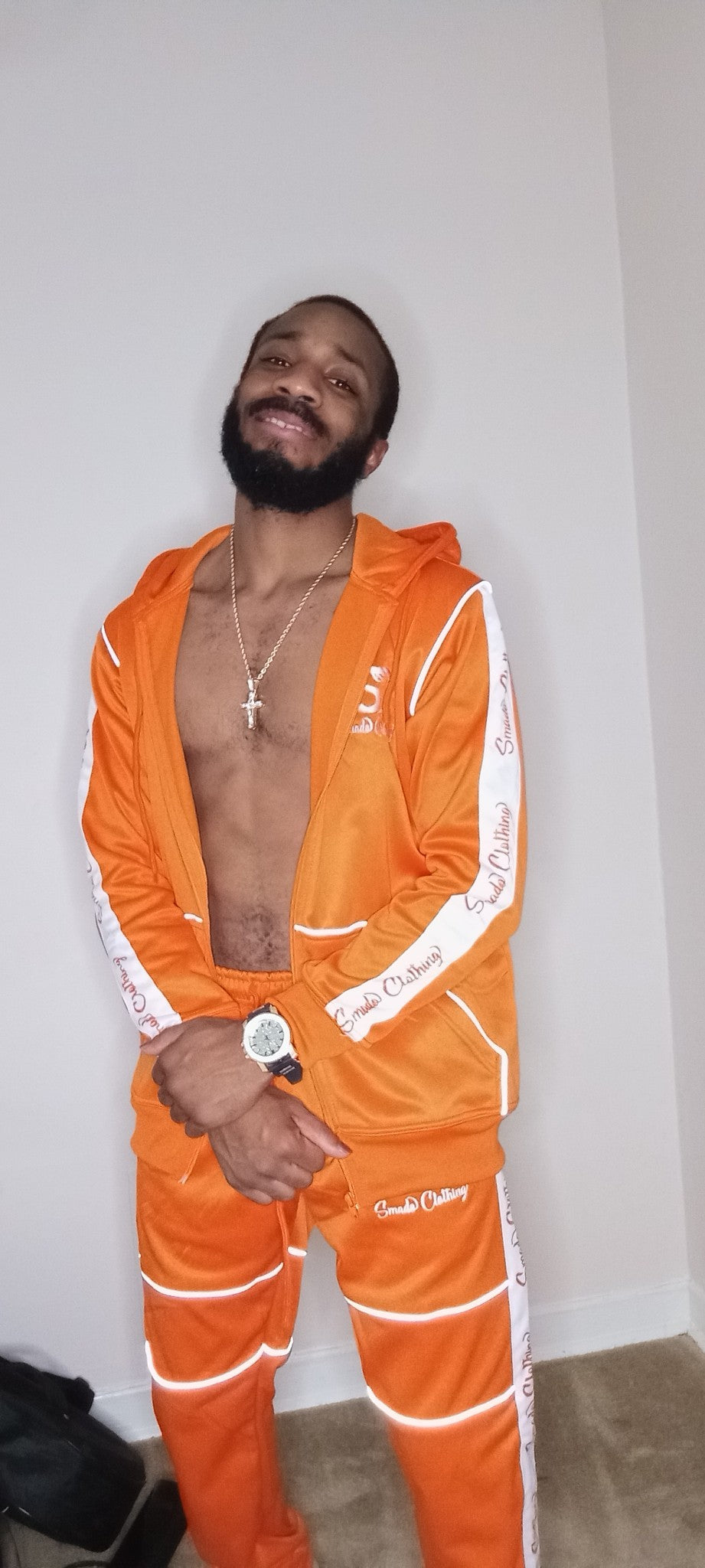 Smado Brand Orange Track Suit