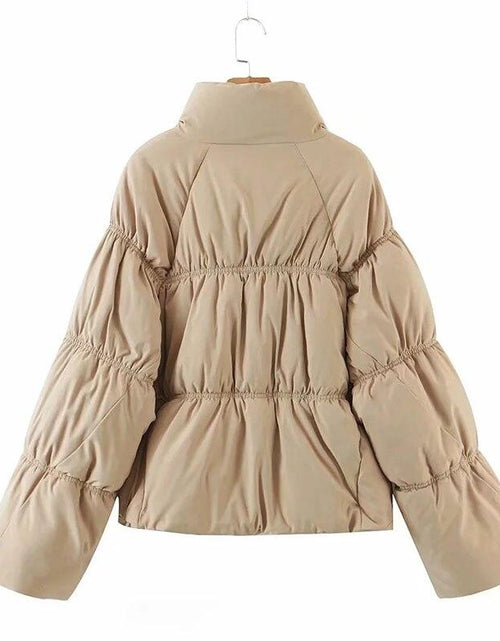 Load image into Gallery viewer, Women Parkas Solid Standard Collar Zipper Jacket Winter
