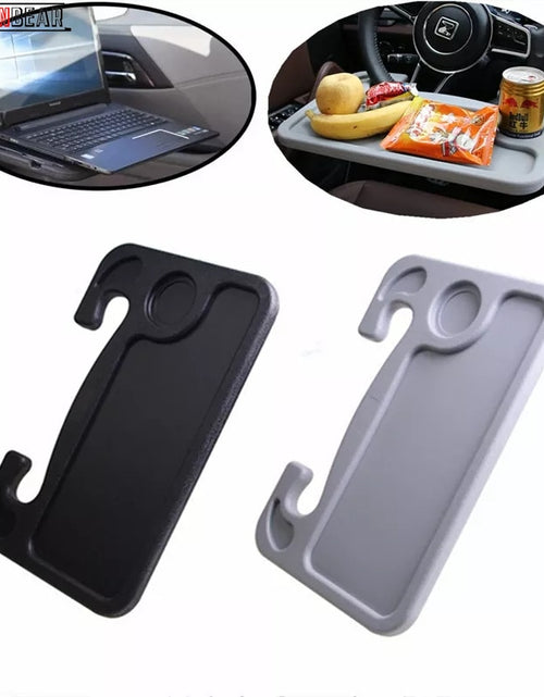 Load image into Gallery viewer, Portable Eat Work Drink Seat Tray Goods Auto Accessories Car Desk Coffee Holder Laptop Computer Table Steering Wheel Universal
