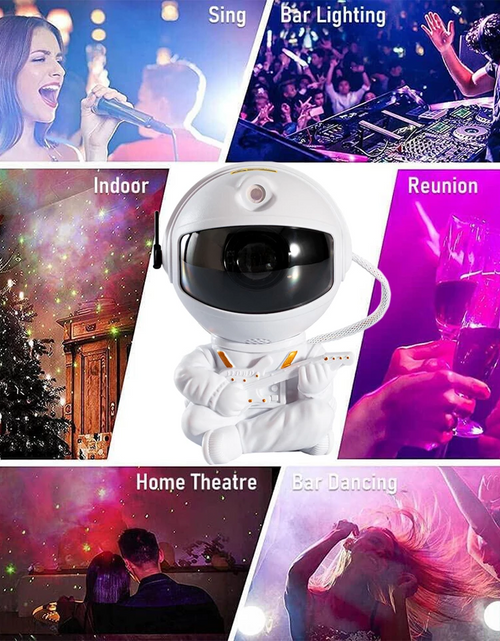 Load image into Gallery viewer, New Astronaut Projector Starry Sky Galaxy Stars Night Light
